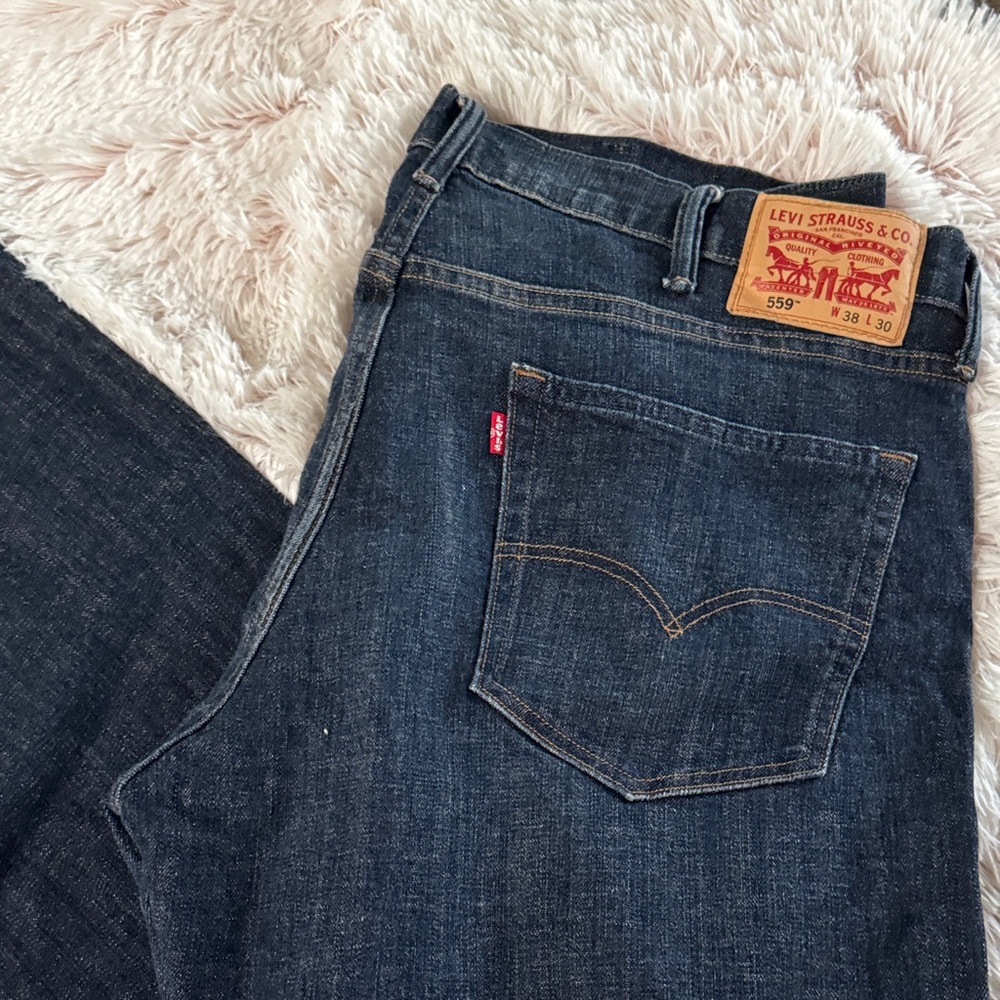Levi's Dark Indigo Relaxed Fit Jeans